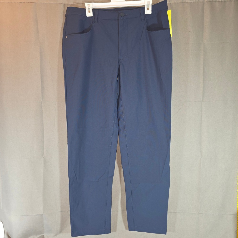 All In Motion Mens Golf Pants Navy Blue Straight Leg 36x32 PID-3G91G4